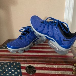 Nike vapormax plus blue and grey size 10